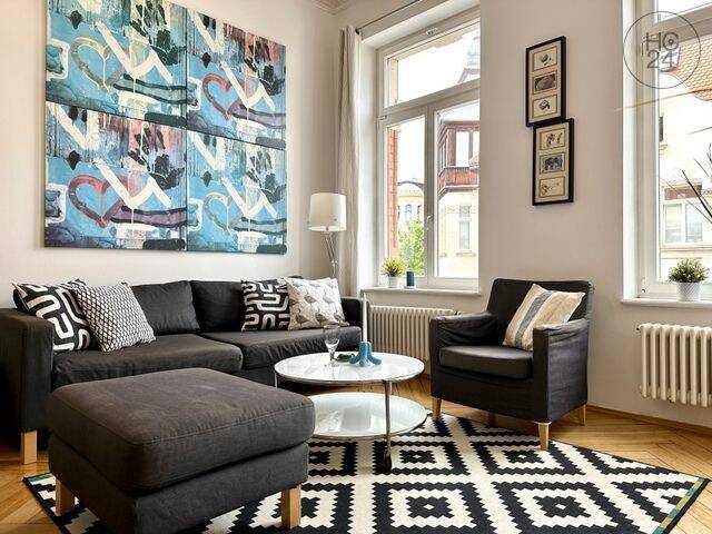 Wohnen im beliebten Waldstraßenviertel: möblierte 2-Raum-Wohnung in Leipzig – Leipzig – Vorschaubild 3