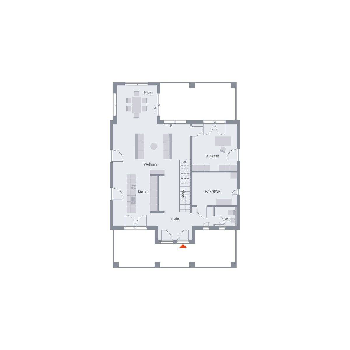 Großzügiges Neubau-Einfamilienhaus in Hamburg-Iserbrook - ca. 252 m² Wohnfläche mit Einliegeroption – Hamburg – Vorschaubild 5