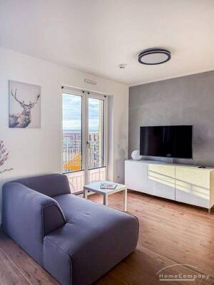 26055 HomeCompany Dresden Möbliert/Furnished 1-Zimmer Apartment in Dresden-Hafencity mit Balkon max. 2 Personen – 1097 Dresden – Vorschaubild 2