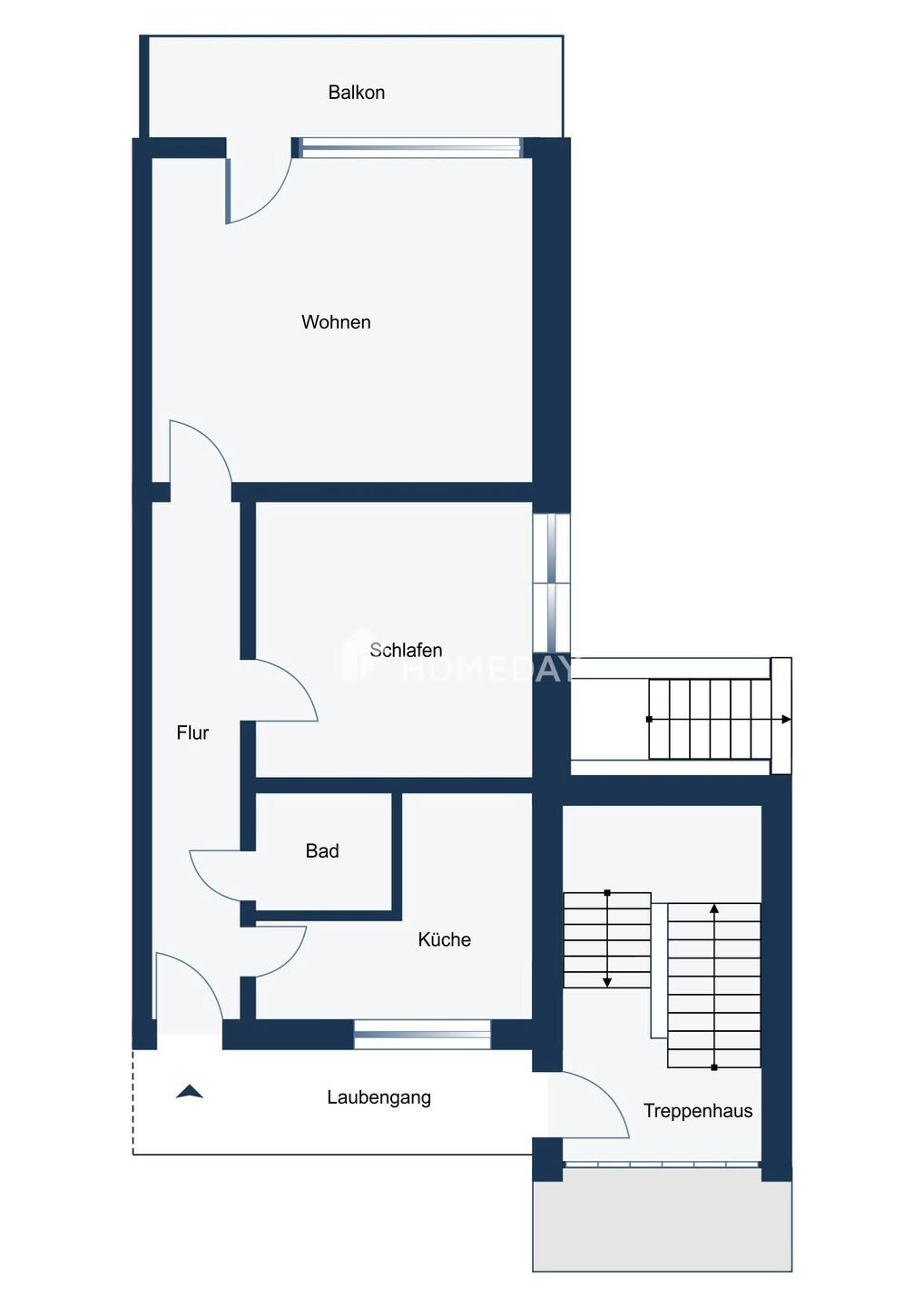 Etagenwohnung in 59065 Hamm mit 54 m² kaufen