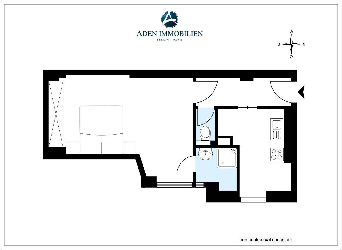 Bezugsfrei! Schöne, geräumige 1-Zimmer-Altbauwohnung im Trendbezirk Neukölln - Schillerkiez – Berlin – Vorschaubild 2