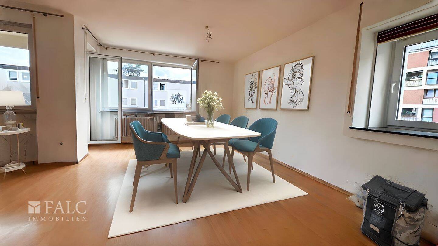 3-Zimmer-Wohnung als Monteurunterkunft für bis zu 8 Personen – Nürnberg – Vorschaubild 2