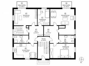 AIGNER - Sonnige 3-Zimmer Gartenwohnung mit Balkon und vielseitigem Raumangebot – 80689 München – Vorschaubild 6