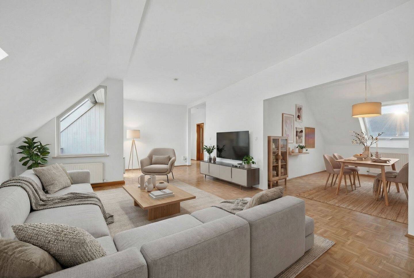 Moderne und lichtdurchflutete Dachgeschosswohnung und großen Terrassen in Untergiesing