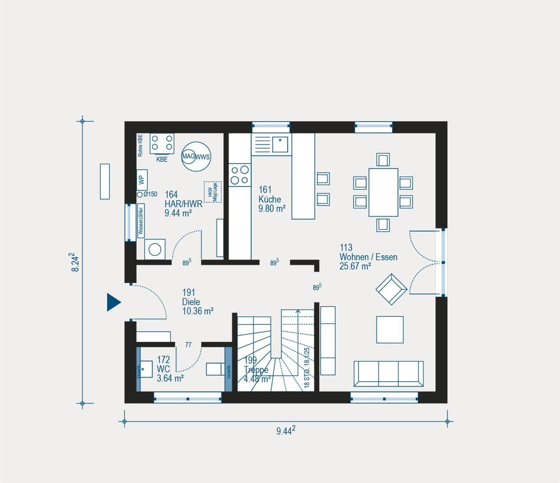 Einfamilienhaus in 36041 Fulda mit 123,94 m² kaufen