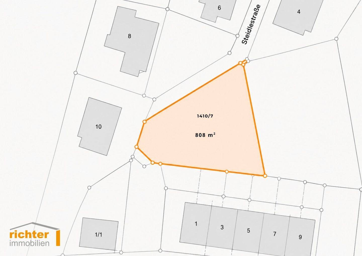 Großzügiges Baugrundstück (808 m²) in ruhiger Hanglage - Baugrundgutachten bereits vorhanden