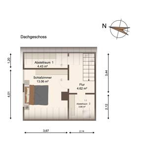 Gestalten und wohlfühlen: Charmante Doppelhaushälfte mit Garten und Garage in Magdeburg-Nordwest – 39128 Magdeburg – Vorschaubild 9