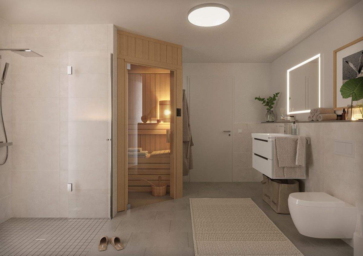 'An der Villa' Whg.5 - Luxusferienwohnung mit 2 Schlafräumen, eigener Sauna und Pkw Stellplatz