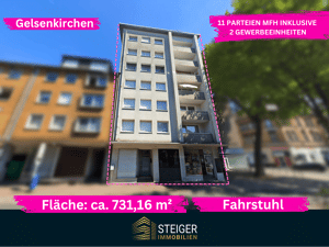 Attraktive Kapitalanlage | Wohn- & Geschäftshaus | 13 Einheiten | Fahrstuhl | Entwicklungspotential