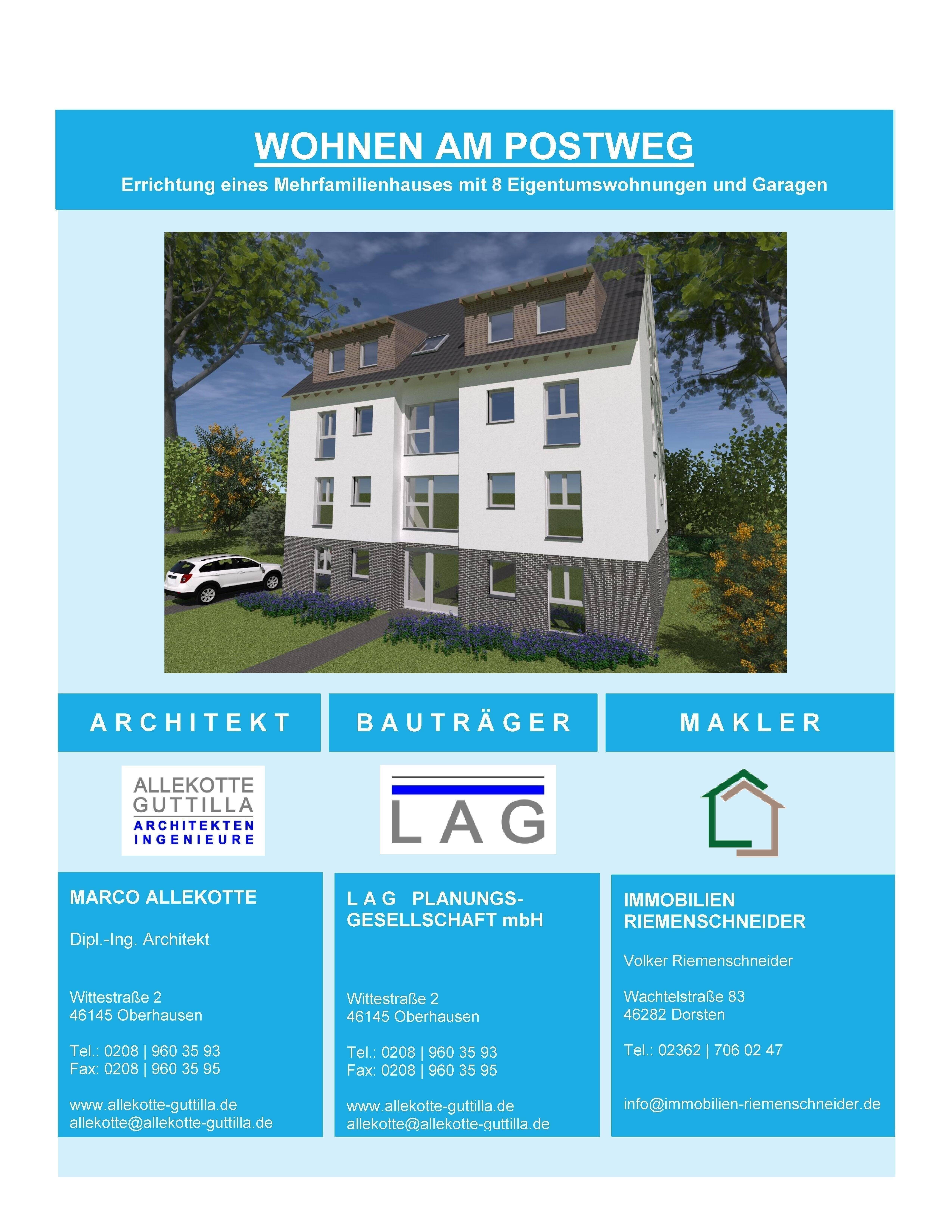 NEUBAU - Exklusive 2 Raum Wohnung mit Balkon -1.OG - Barrierefrei / Seniorengerecht / Personenaufzug