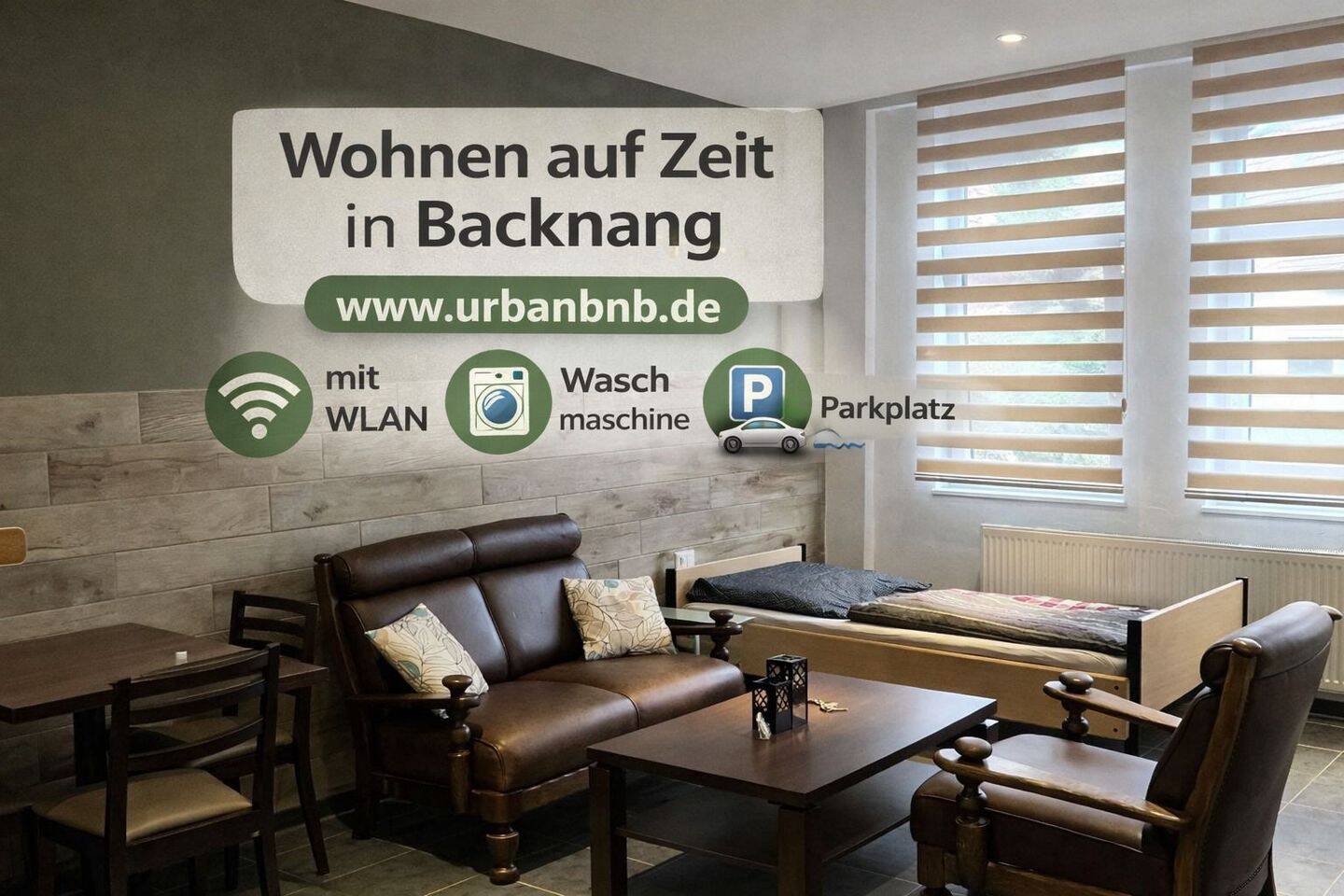 Wohnen auf Zeit in Backnang - möblierte Wohnung ab 1 Monat