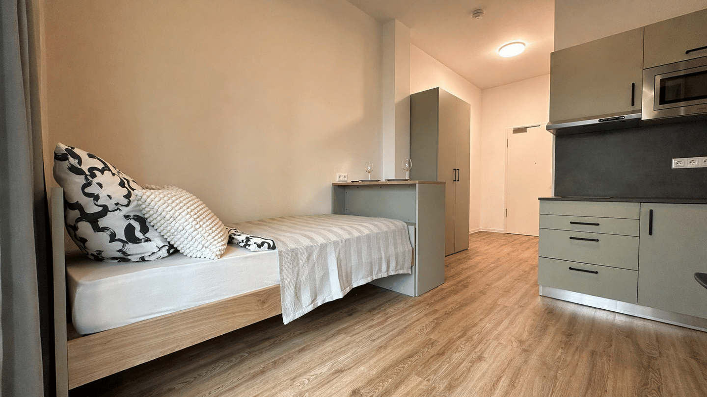 Studentenapartment mit Tiefgaragenstellplatz | NEUERÖFFNUNG WS 2026! – Nürnberg – Vorschaubild 8