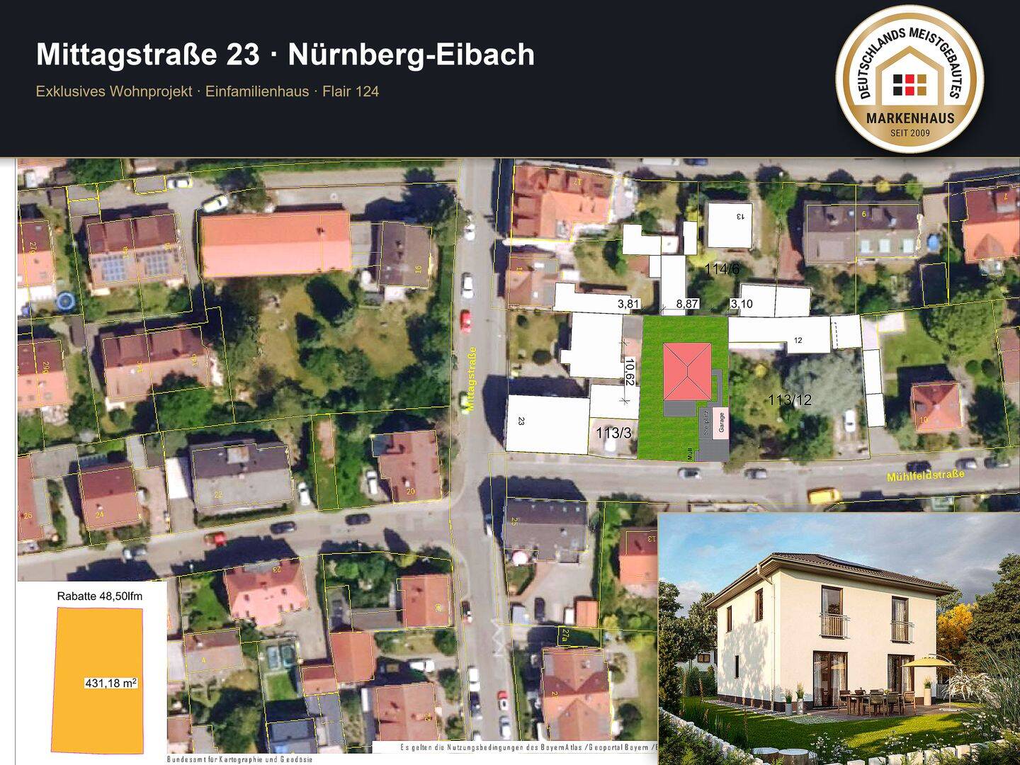 Nürnberg: Neubau Stadthaus | Komplettpreis inkl. Grundstück & Baunebenkosten