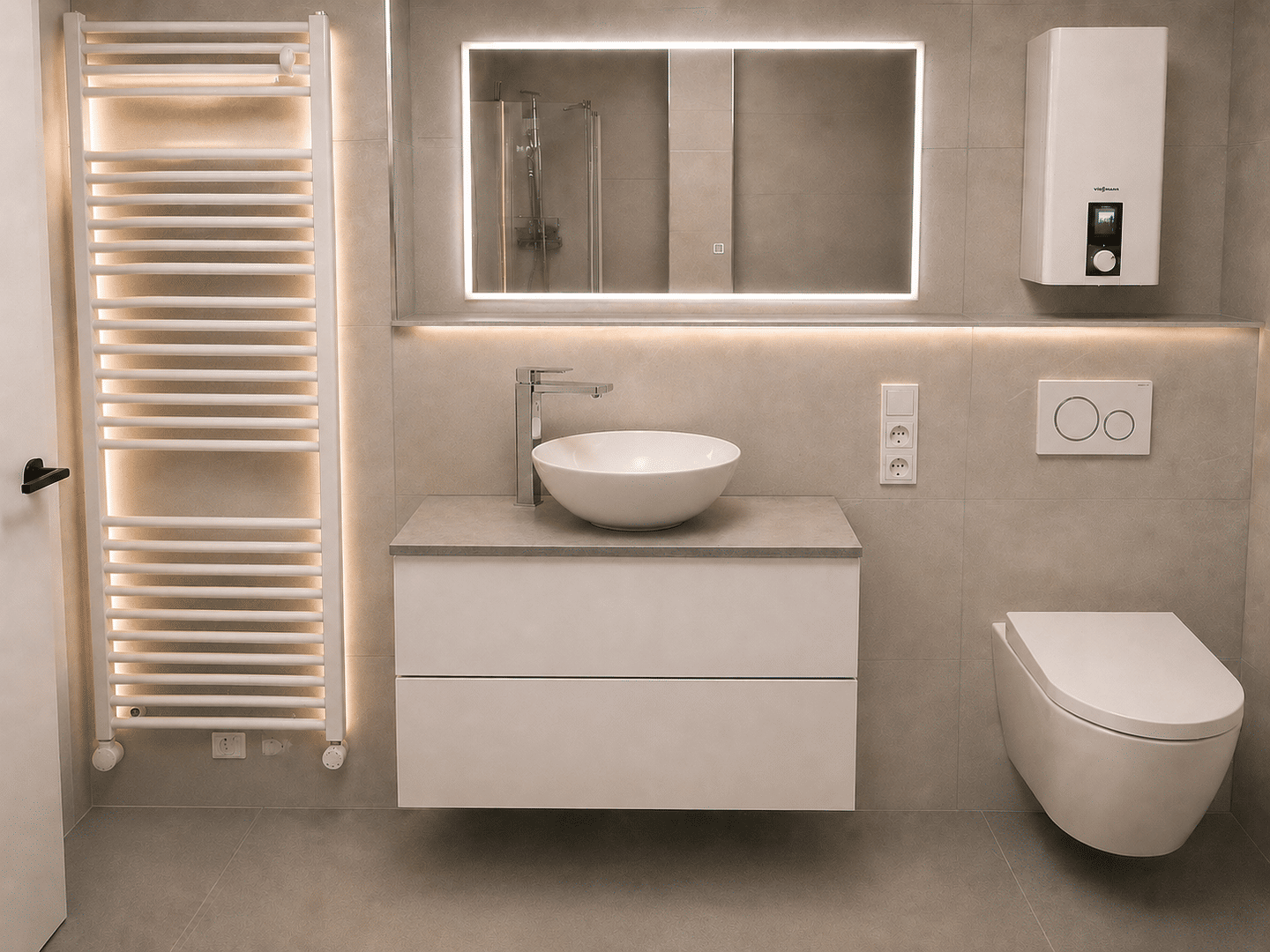 Exklusive Neubauwohnung in Weidenau | 35 m² Terrasse | Panoramablick | Aufzug – Siegen – Vorschaubild 9