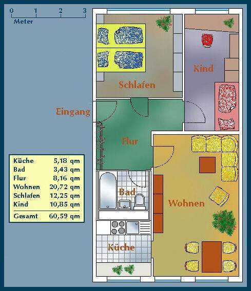 Top sanierte 3-Zimmer-Wohnung – Dresden – Vorschaubild 4