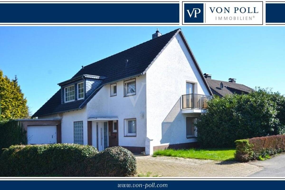 Wohnen mit Perspektive - Einfamilienhaus mit Einliegerwohnung auf naturnahem Grundstück – 51381 Leverkusen – Bild 1 von 9