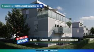 ++PENTHOUSE++ ZINS-/MIET-/ENERGIESPAREND 3 ZKB mit KfW 100.000€-Darlehen – 85051 Ingolstadt – Vorschaubild 2