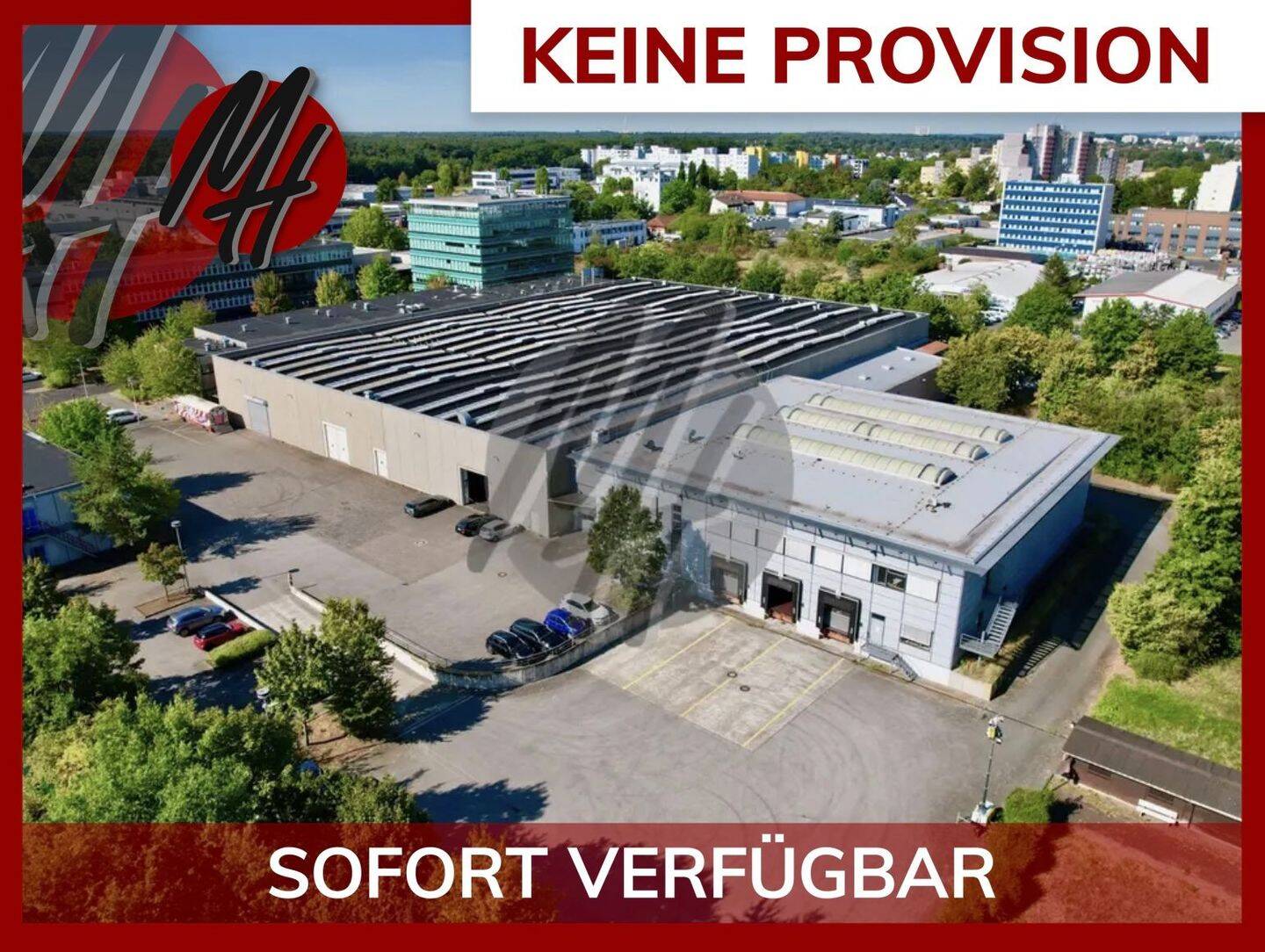 KEINE PROVISION - SCHNELL VERFÜGBAR - Lager-/Produktion (1.200 m²) & Büro (300 m²) zu vermieten