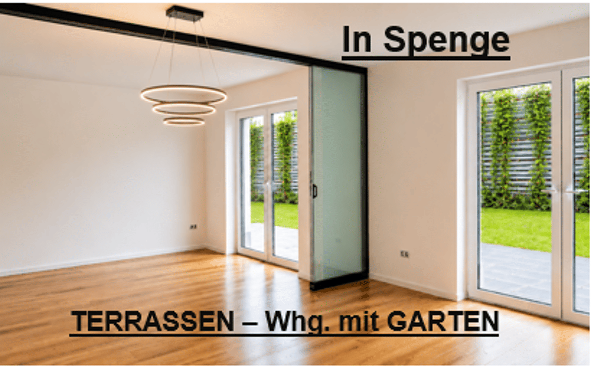 In Spenge: Große Terrasse & Gartenbereich zur alleinigen Nutzung. Übergabe ab September. – 33739 Bielefeld – Bild 1 von 9