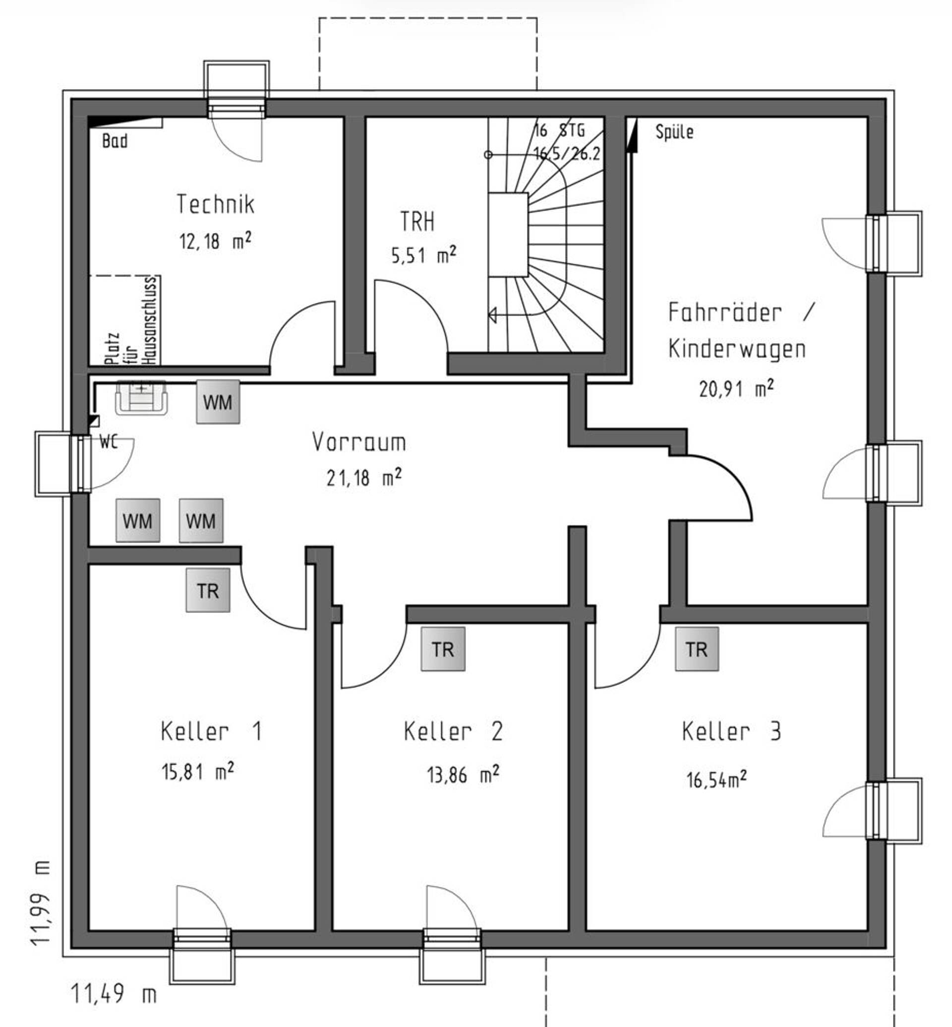 Penthouse in 88471 Laupheim mit 74,84 m² kaufen