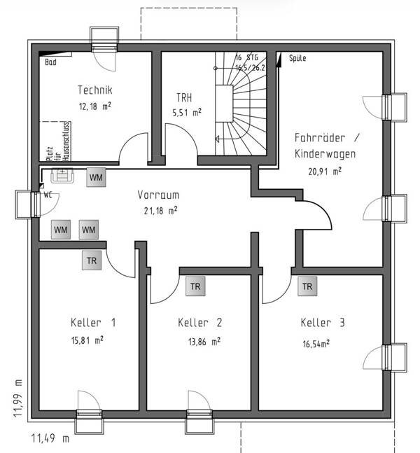 Penthouse in 88471 Laupheim mit 74,84 m² kaufen