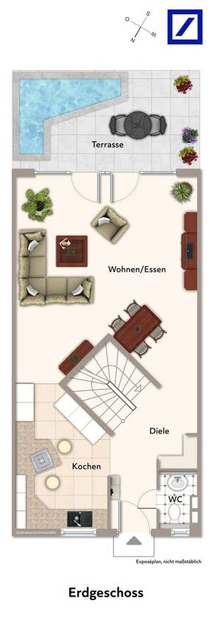 Urlaubsfeeling im Garten: Plunge-Pool, Jacuzzi & Top-Ausstattung wartet auf Sie! Ca. 266 m² Wohn-/ Nutzfläche – 12249 Berlin – Vorschaubild 8