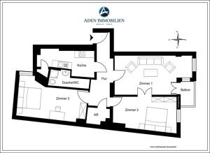 BEZUGSFREI: 3-Zi.-Altbauwohnung, Balkon, Stuck, Dielen für den individuellem Gestaltungsspielraum! – 10713 Berlin – Vorschaubild 2