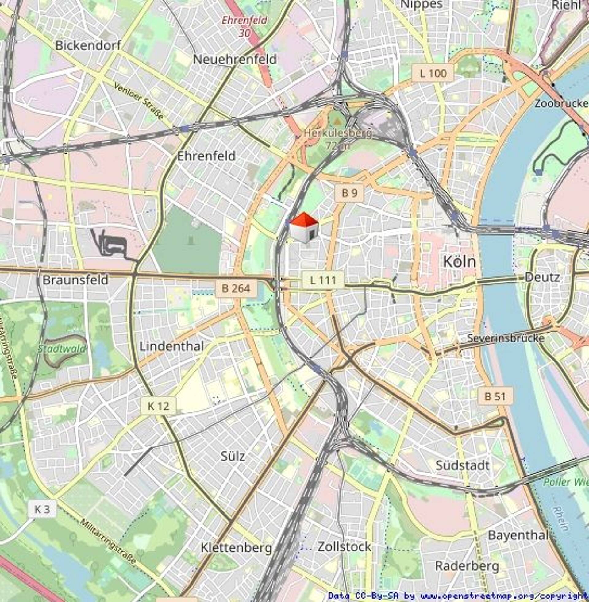 Etagenwohnung in 50672 Köln mit 82,87 m² kaufen
