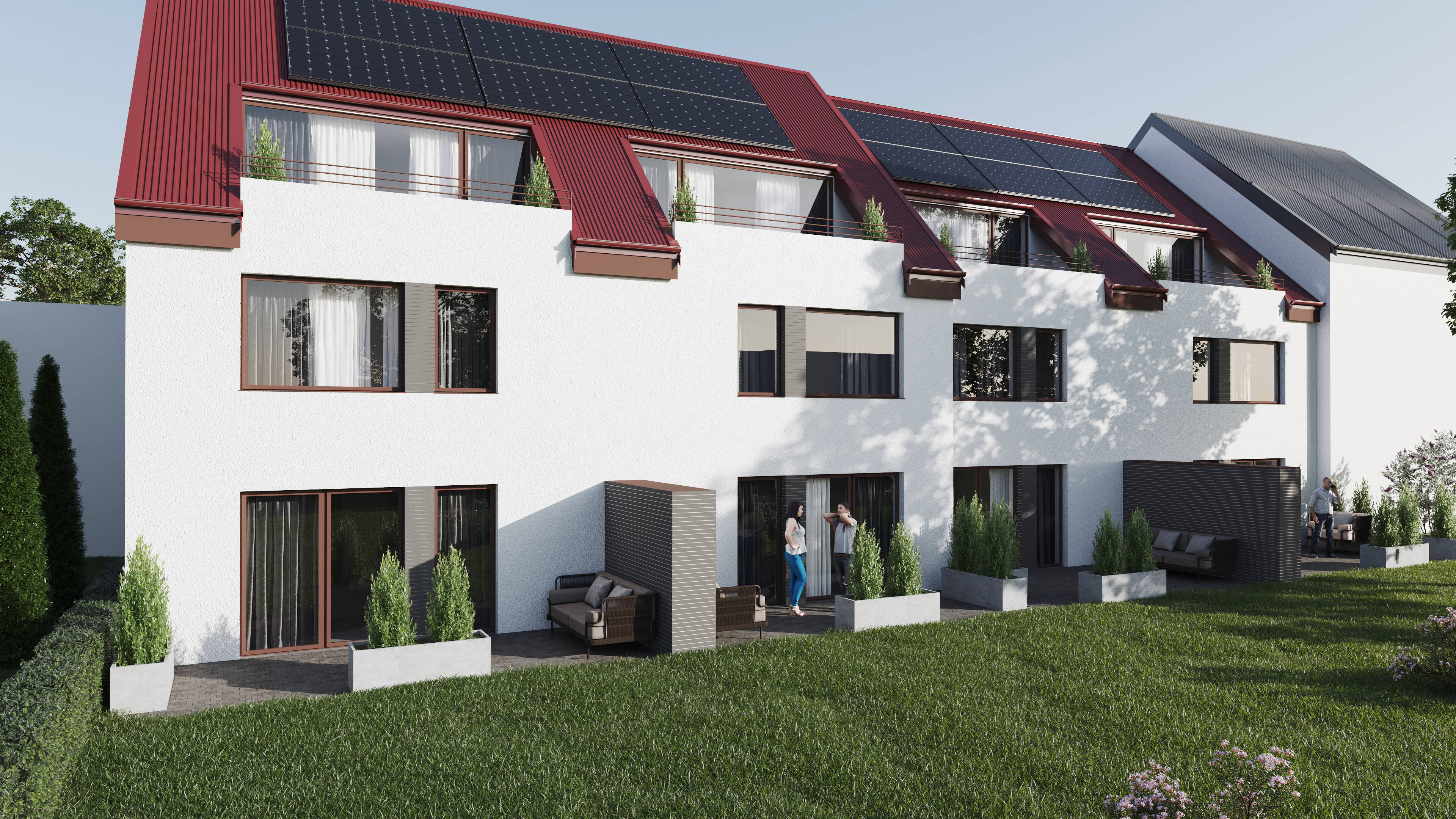 FAMILIENFREUNDLICHES WOHNEN IN FRIOLZHEIM. MODERNE REIHENHÄUSER IN GÜNSTIGER LAGE MIT FAMILIENGERECHTEN GRUNDRISSEN. KfW-FÖRDERUNG. – Friolzheim – Bild 1 von 8