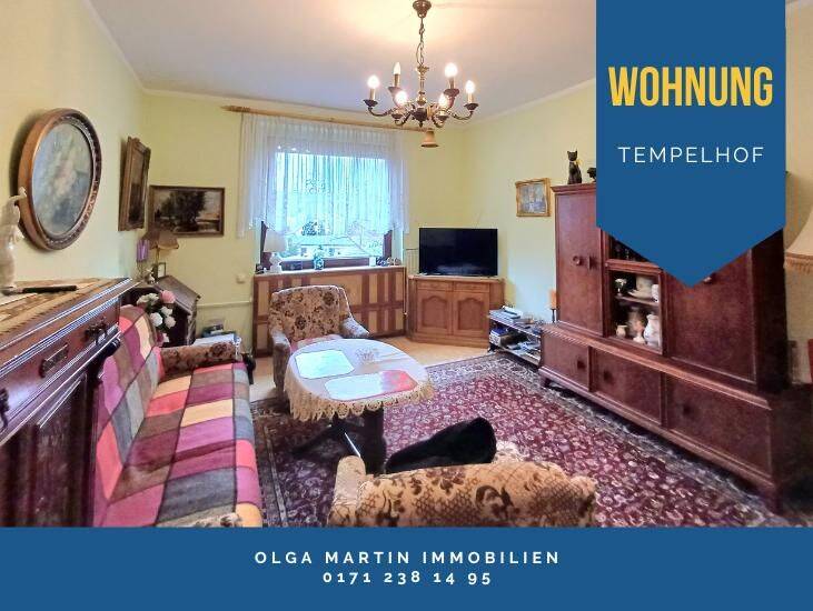 2 Zimmer, Balkon, Stellplatz - bezugsfrei im 2. OG in Tempelhof