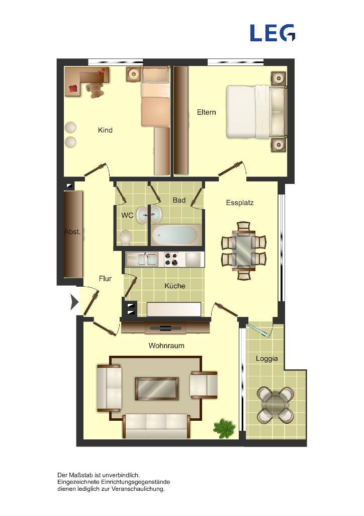 Perfekt für die kleine Familie - Moderne 3 Zimmer Wohnung in Wuppertal Barmen – Wuppertal – Vorschaubild 2