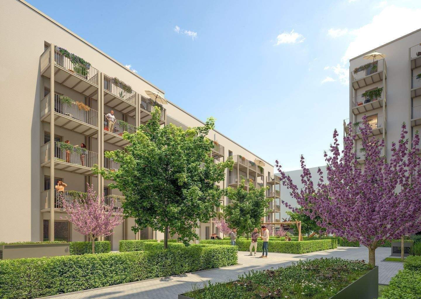 Investieren in Toplage: Modernes Microapartment im Neubau – Balkon, Möblierung & TG inklusive – Fürth – Bild 1 von 6