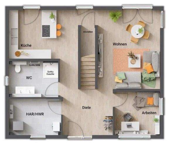 STANDORT PERFEKT / MASSIV STEIN AUF STEIN / Stadtvilla in Cottbus mit idealem familienfreundlichem Grundstück/Baustart sofort möglich – Cottbus – Vorschaubild 8