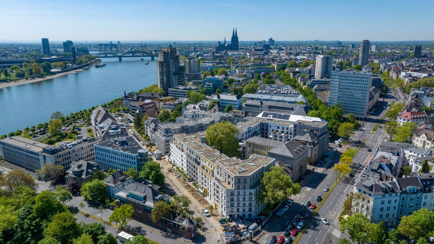 Viva Agrippina: Stilvolle 3-Zimmer-Wohnung mit Dachterrasse im 4. OG am Rhein – Köln – Vorschaubild 4