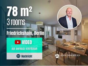 2025 FERTIG! Neue 77m² Dachgeschosswohnung Friedrichshain: Südblick, XXL Terrasse, 3 Zi.! – 10245 Berlin – Vorschaubild 5