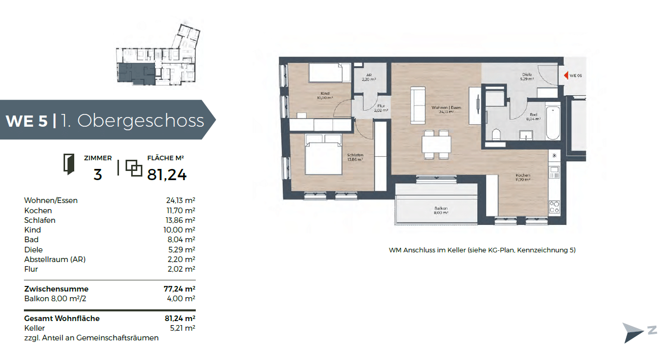 Wohnen und Leben mittendrin - auch als perfekte Kapitalanlage mit 18 €/m² Mietgarantie/qm. Nähe U-Bahn, Balkon, TG, Aufzug, Top Infrastruktur – Nürnberg – Vorschaubild 2