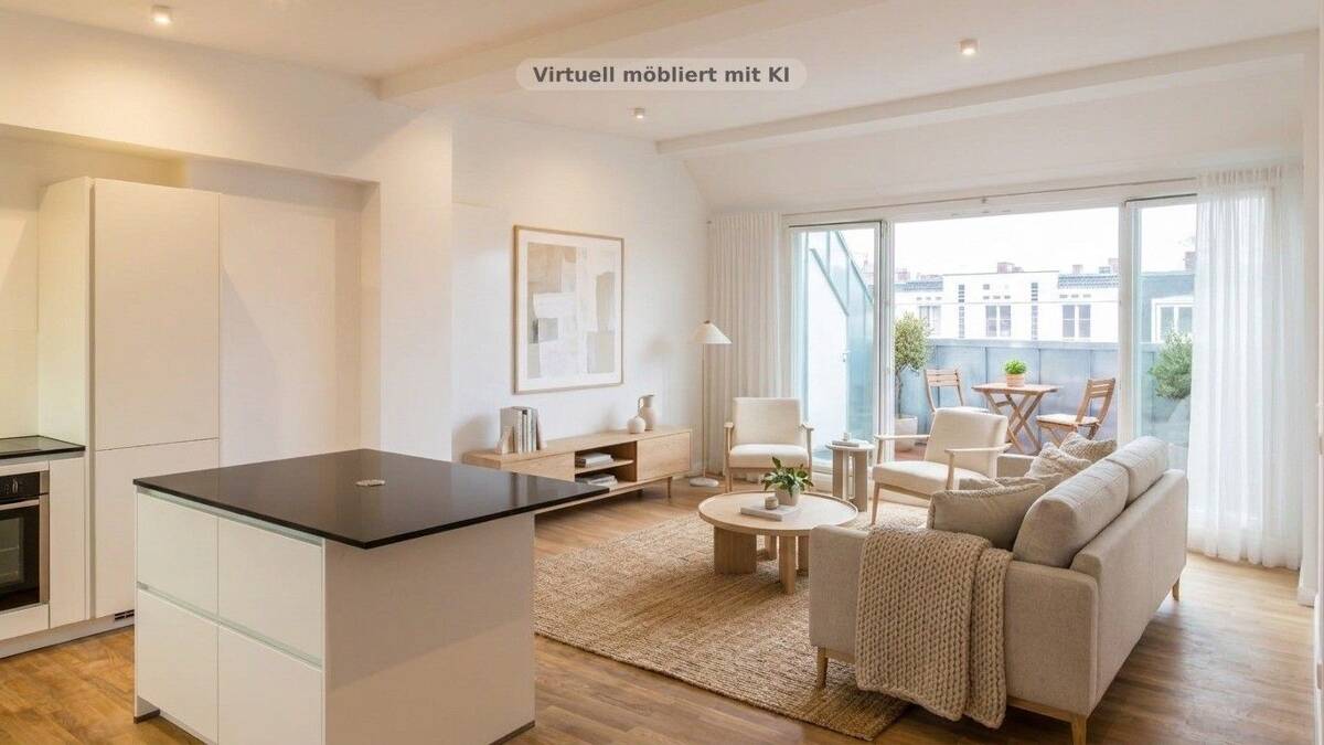 HOMESK - Exklusive Dachgeschoss OHNE Aufzug aber mit großer Dachterrasse und Einbauküche – 14057 Berlin – Bild 1 von 8