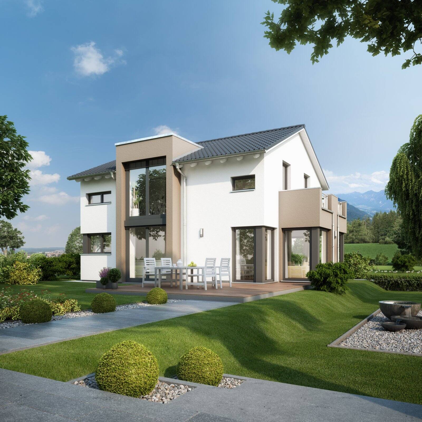 Traumlage für EFH am Naturschutzgebiet über der Isar in WOR – Wolfratshausen – Bild 1 von 9