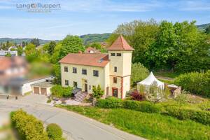 Außergewöhnliches Einfamilienhaus mit Turm und großem Garten – 64658 Fürth – Vorschaubild 1
