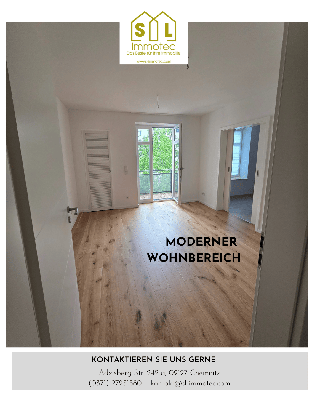 ++ ERSTBEZUG nach Kernsanierung (6) // 4 Zi. Whg mit Balkon ++ – Chemnitz – Vorschaubild 2
