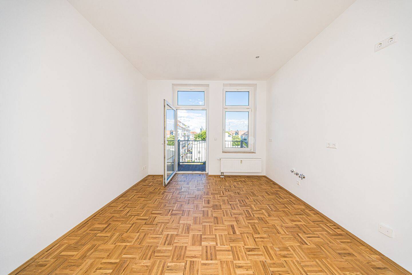 Bezugsfertige 2-Zimmer-Altbauwohnung mit Balkon & edlem Parkett – Leipzig – Vorschaubild 6