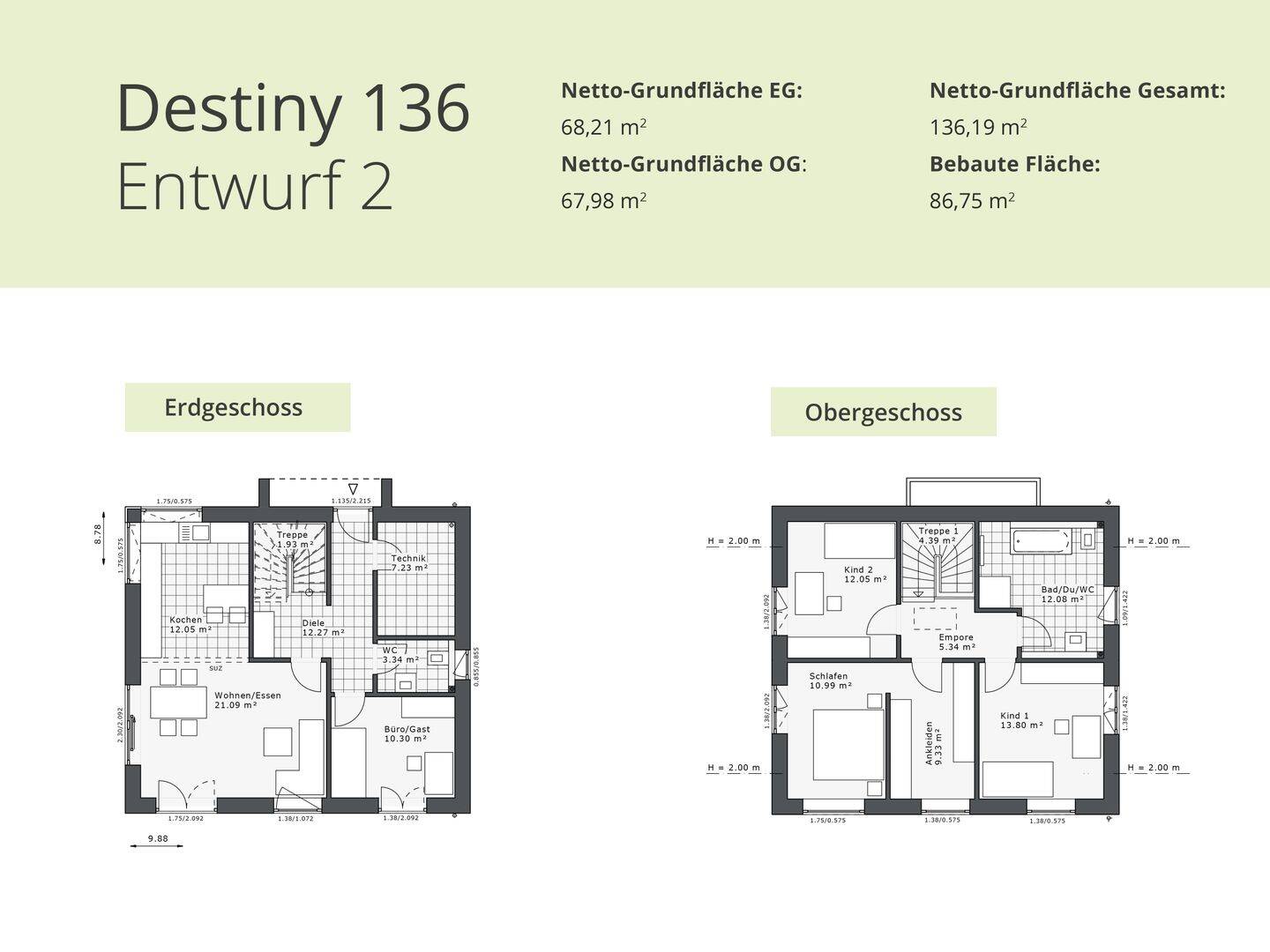 Endlich ankommen. Das Leben genießen. Für die Zukunft bauen - mit Danhaus. Echt.Nordisch.Individuell – Hamburg – Vorschaubild 3