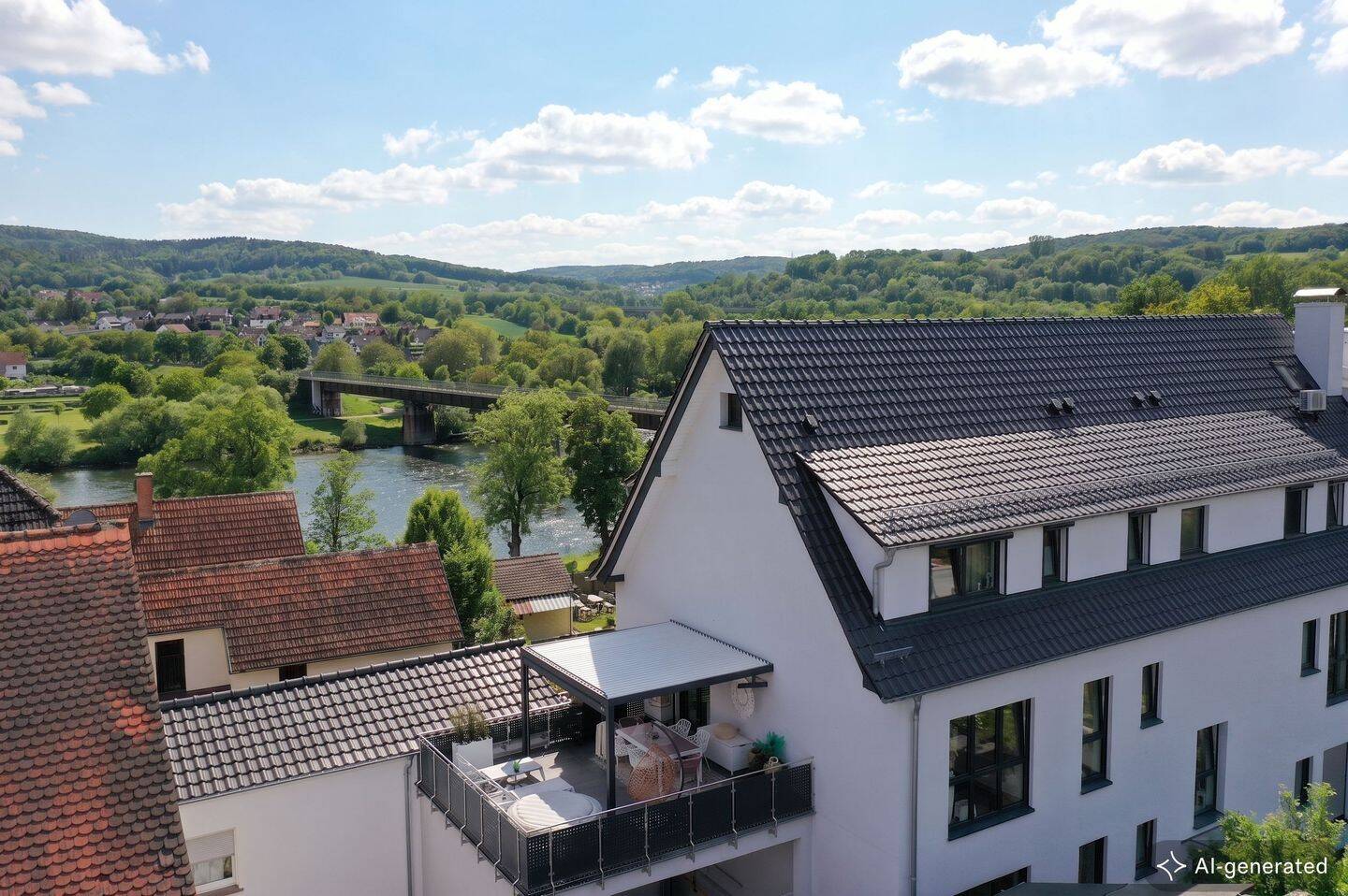 Moderne Familienwohnung mit Hausgefühl und Mainblick