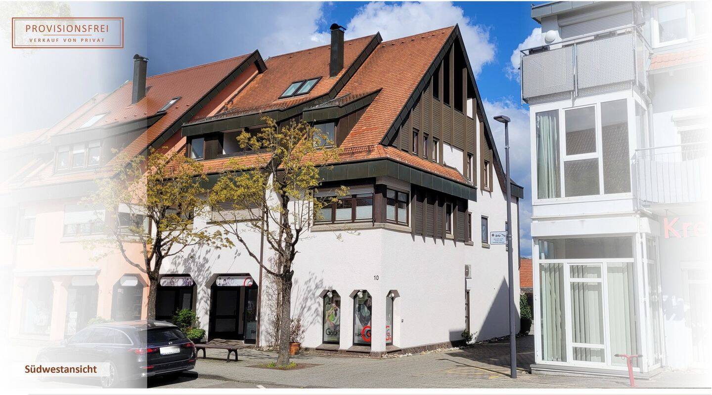 Provisionsfrei: Wohn- und Geschäftshaus mit Zahnarztpraxis, Friseur & 2 Wohnungen – Westhausen – Vorschaubild 2