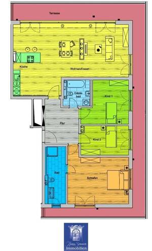 Stilvolle Wohnung mit viel Platz, zwei Bädern und umlaufender Terrasse! – 1067 Dresden – Vorschaubild 2