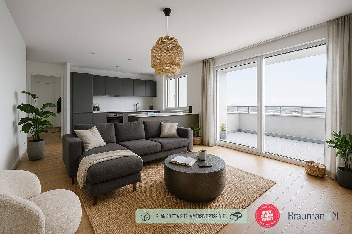 Appartement 4 pièces 90 m² · à La Madeleine · 90 m² · 489 000 €