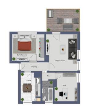 Charmante Erdgeschosswohnung - frisch saniert und sofort verfügbar in Oldenburg/Osternburg – 26135 Oldenburg – Vorschaubild 2