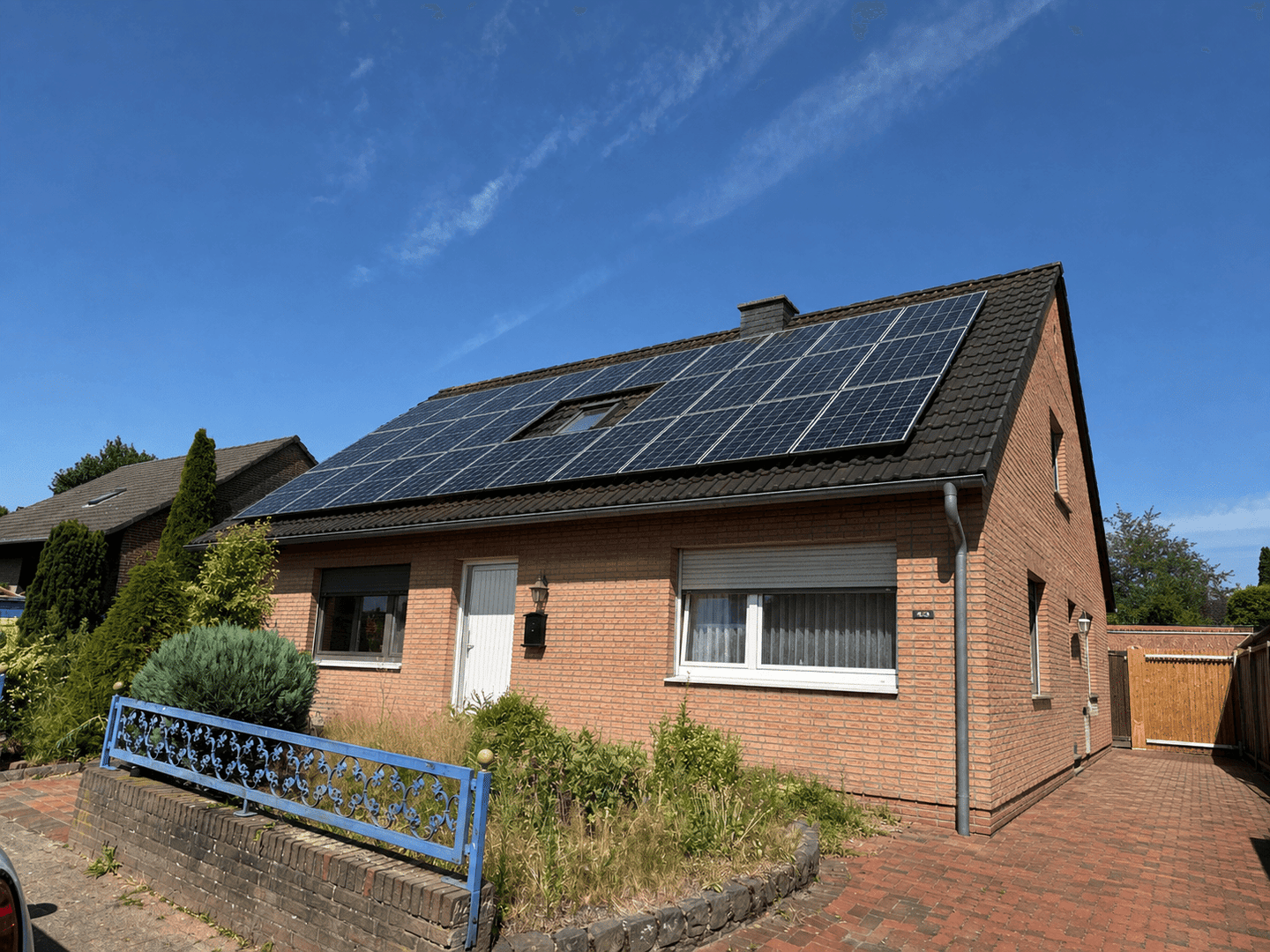 Erdgeschoss mit Terrasse, Garten und Garage in Ankum