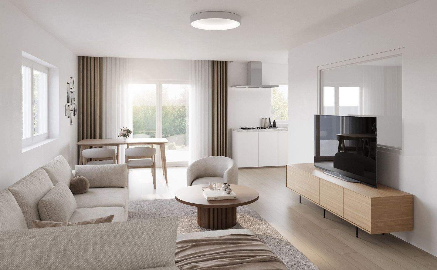 Sofort frei - Neubau Gartenwohnung - 4 Zimmer | 129m² Heizfläche mit überdachter Terrasse – Nürnberg – Vorschaubild 3
