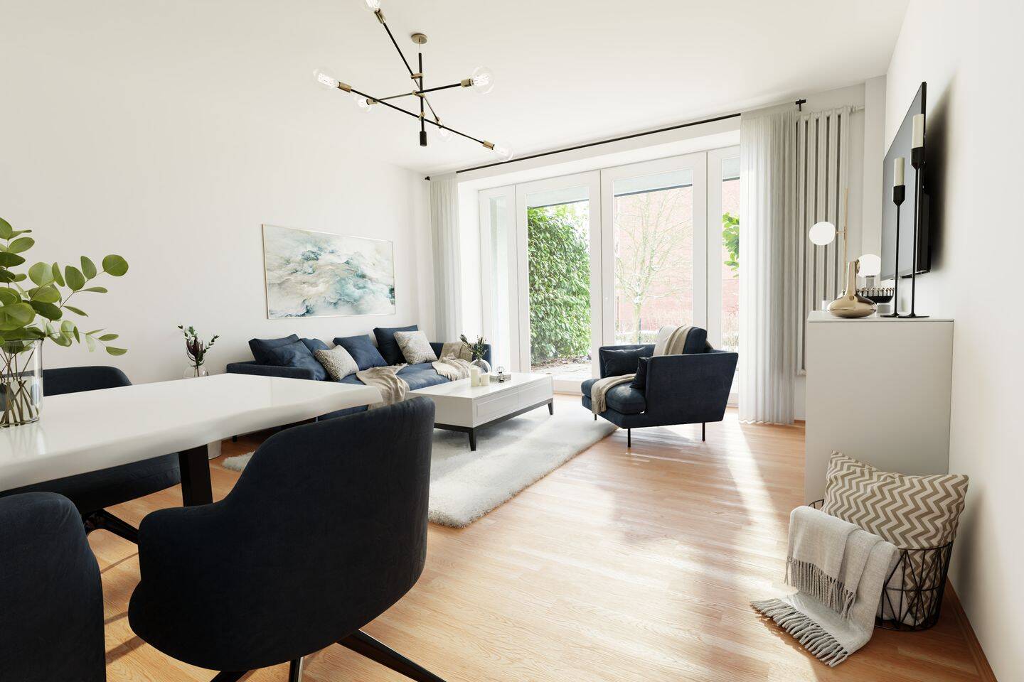 Moderne 2-Zimmerwohnung mit sonniger Terrasse und eigenem Garten - frei ab sofort – Hamburg – Bild 1 von 9